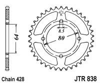 Foaie spate JT JTR 838-45 45T, 428 - Img 2