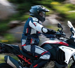 Geaca (jacheta) motociclete barbati Touring/Adventure Ixon All season model Midgard MS culoare: gri/navy/negru - Img 3
