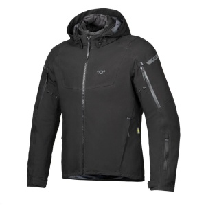 Geaca (jacheta) motociclete barbati Touring/Adventure/Urban Ixon All season model Burning MS culoare: negru (geaca laminata; waterproof si pe exterior)