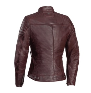 Geaca (jacheta) motociclete femei piele Urban/Heritage Ixon All season model Spark LS culoare: burgundy (visiniu) - Img 2