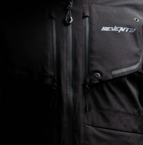 Geaca (jacheta) motociclete femei Touring/Adventure Seventy All season model SD-JT47 Expedition culoare: negru - concept modular (geaca laminata; waterproof si pe exterior) - Img 3
