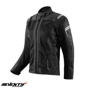 Geaca moto femei Seventy vara model SD-JT68 Sahara negru