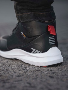 Ghete moto Urban Unisex Seventy model SD-BC4 Vector culoare: negru/rosu/alb - Img 2
