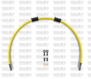 Kit conducta ambreiaj Venhill POWERHOSEPLUS HON-10009CB-YE (1 conducta in kit) Yellow hoses, black fittings