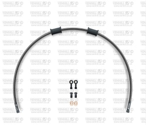 Kit conducte de frana fata Venhill POWERHOSEPLUS SUZ-2013FB-CB (1 conducta in kit) Carbon hoses, black fittings