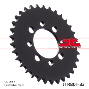 Kit de lant D.I.D Chain - Argintiu chain 420 D, Non-sealed, CHK front sprocket SUPERSPROX, CHK rear sprocket JT pentru SUZUKI DR-Z 110 2003-2005 - Img 6