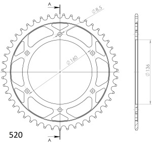Kit de lant D.I.D Chain - Argintiu chain 530 ZVM-X, X-ring (X, NX, QX, XS), CHK front sprocket JT CHK rubber cushioned, CHK rear sprocket SUPERSPROX pentru BMW G 650 GS 2011-2015 - Img 5