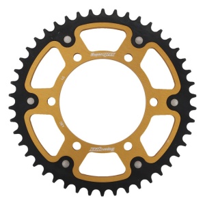 Kit de lant D.I.D Chain - Auriu lant 525 ZVM-X, X-Ring, pinion fata JT cauciucat, foaie spate SUPERSPROX STEALTH pentru YAMAHA XTZ 700 Tenere 700 2020-2024 - Img 4