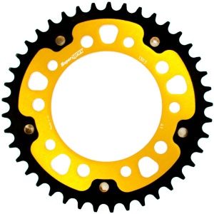 Kit de lant EK - Argintiu chain 520 SRO, O-ring, CHK front sprocket JT, CHK rear sprocket SUPERSPROX STEALTH pentru HONDA CB 500 X / XA 2013-2018 - Img 4