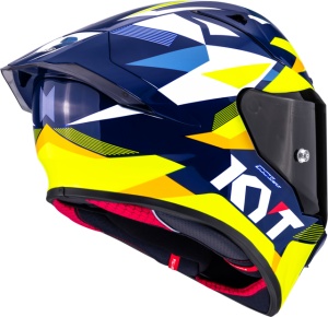 KYT R1R DIAMOND BLUE YELLOW - Img 5