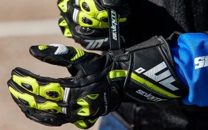 Manusi barbati racing vara Seventy model SD-R12 negru/galben - Img 2
