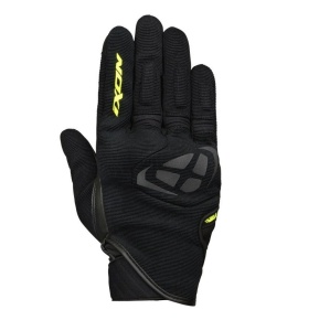 Manusi barbati Roadster vara textil/piele Ixon model MIG MS culoare: negru/galben - degete tactile
