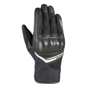 Manusi femei Roadster vara piele/textil Ixon model RS Launch LS culoare: negru/gri - degete tactile