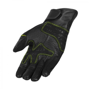 Manusi moto piele si textil SECA AXIS MESH II galben fluo - Img 2
