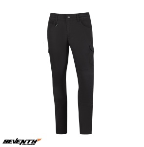Pantaloni moto femei Urban Seventy SD-PC26 Teide Cargo Negru - Img 3