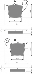 Placute de frana GOLDFREN 176 S3
