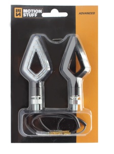 Semnale LED (2 buc) MOTION STUFF Negru - Img 2