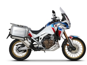 Set complet cutii aluminiu laterale, 36L / 47L SHAD TERRA NEGRU, include kit montare SHAD HONDA CRF 1100 Africa Twin - Img 13