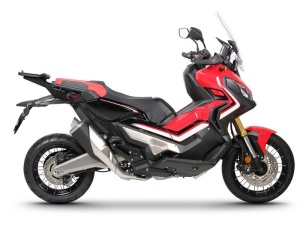 Set of SHAD TERRA TR40 adventure saddlebags and SHAD TERRA aluminium top case TR55 PURE BLACK, including mounting kit SHAD HONDA X-ADV 750 - Img 7