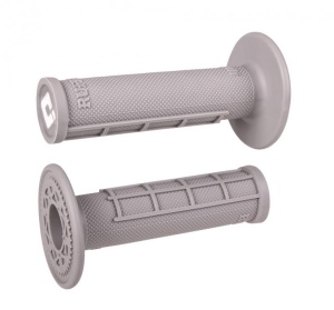Single-ply grips ODI RUFFIAN H01RFG Grey-Soft Half-Waffle