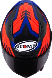 SUOMY TRACK-1 FRAMEWORK WHITE BLK BLUE ECE 22.06 - Img 9