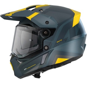 Casca adventure/touring/off road Axxis model Wolf DS Hydra C17 albastru mat - tip viziera: MT-V-20 - Img 2