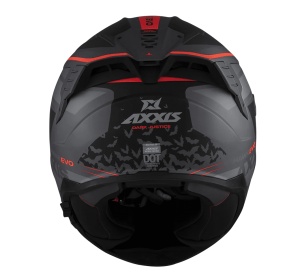 Casca integrala Axxis Hawk Evo SV Dark Justice C1 gri mat (ochelari soare integrati) - tip viziera: MT-V-31 - Img 4