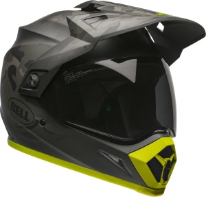 Casca integrala BELL MX-9 ADVENTURE MIPS STEALTH CAMO HI-VIZ - Img 2