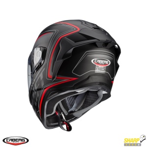 Casca integrala Caberg Drift Evo SV Integra H9 negru antracit rosu fluor mat - Img 3