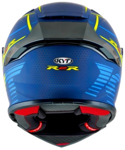 Casca integrala KYT R2R CONCEPT BLUE YELLOW ECE 22.06 - Img 5