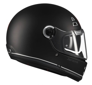 Casca integrala MT Jarama SV B2 negru mat - model Retro - Cafe Racer (ochelari soare integrati) - tip viziera: MT-V-32 - Img 12