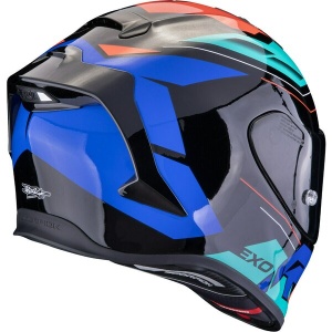 Casca integrala sport SCORPION EXO-R1 EVO AIR BLAZE L Negru/Albastru/Rosu - Img 6
