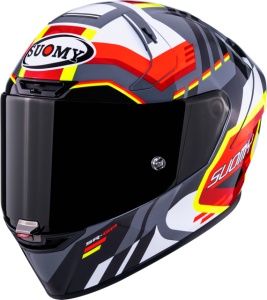 Casca integrala SUOMY SR-GP EVO INFRARED WHT/BLK/RED ECE 22.06