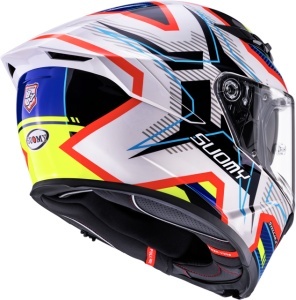 Casca integrala SUOMY STELLAR 2 BLACKSTAR WHT/BLUE ECE 22.06 - Img 5