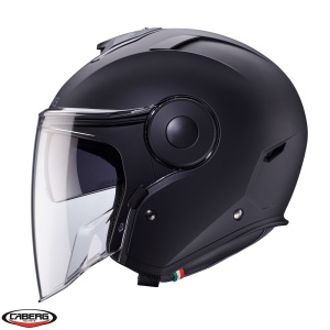 Casca open face (jet) Caberg model Soho SV 17 negru mat - Img 3