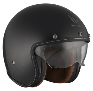 Casca open face motociclete MT Le Mans 2 S SV negru lucios (ochelari soare integrati) - omologare noua ECE 22.06 - Img 4