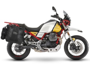 Complete set of SHAD TERRA TR40 adventure saddlebags, including mounting kit SHAD MOTO GUZZI V 85 TT