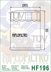 Filtru de ulei HIFLOFILTRO HF196 - Img 2