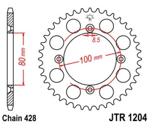 Foaie spate JT JTR 1204-49 49T, 428 - Img 2