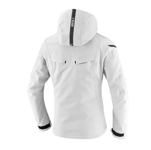 Geaca (jacheta) motociclete femei Touring/Adventure/Urban Ixon All season model Burning LS culoare: gri deschis (light grey) (geaca laminata; waterproof si pe exterior) - Img 2
