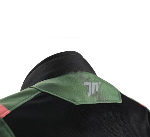 Geaca moto barbati Touring Seventy model SD-JT66 Sahara verde military/rosu - Img 6