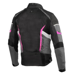 Geaca moto dama SECA AIRFLOW II negru roz - Img 2