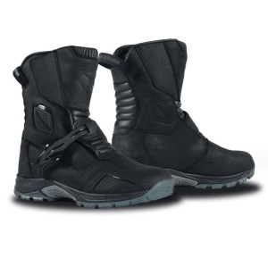 Ghete (cizme) moto Touring/Adventure barbati All Season Ixon model Klay WP MS culoare: negru (100% waterproof)