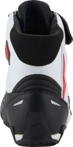 Ghete moto ALPINESTARS FASTER 4 Negru-Alb-Rosu - Img 2