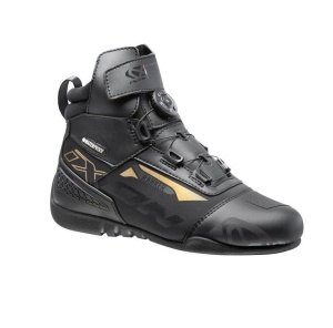 Ghete moto Roadster femei All season Ixon model Ranker WP LS culoare: negru/gold (auriu) (100% waterproof) - Img 2