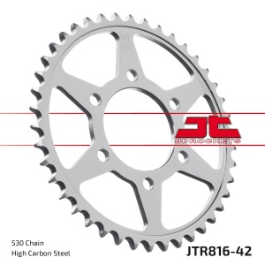 Kit de lant D.I.D Chain - Argintiu chain 530 ZVM-X, X-ring (X, NX, QX, XS), CHK front sprocket JT CHK rubber cushioned, CHK rear sprocket JT pentru SUZUKI GSX 750 1998-2003 - Img 6