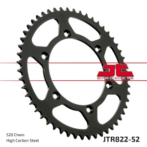 Kit de lant D.I.D Chain - Auriu chain 520 MX, Non-sealed, CHK front sprocket JT, CHK rear sprocket JT pentru BETA RR 250 2005-2012 - Img 6