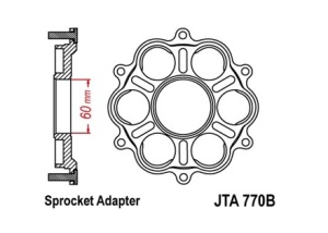 Kit de lant D.I.D Chain - Auriu chain 525 ZVM-X, X-ring (X, NX, QX, XS), CHK front sprocket JT CHK rubber cushioned, CHK rear sprocket JT pentru DUCATI Monster 1200 / S 2015-2021 - Img 6