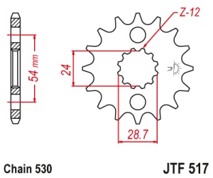 Kit de lant D.I.D Chain - Auriu chain 530 ZVM-X, X-ring (X, NX, QX, XS), CHK front sprocket JT, CHK rear sprocket JT pentru KAWASAKI ZZR 1400 2011-2023 - Img 3