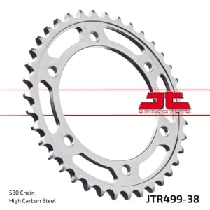 Kit de lant EK - Argintiu chain 530 SRO, O-ring, CHK front sprocket JT CHK rubber cushioned, CHK rear sprocket JT pentru SUZUKI TL 1000 S 1997-2000 - Img 6